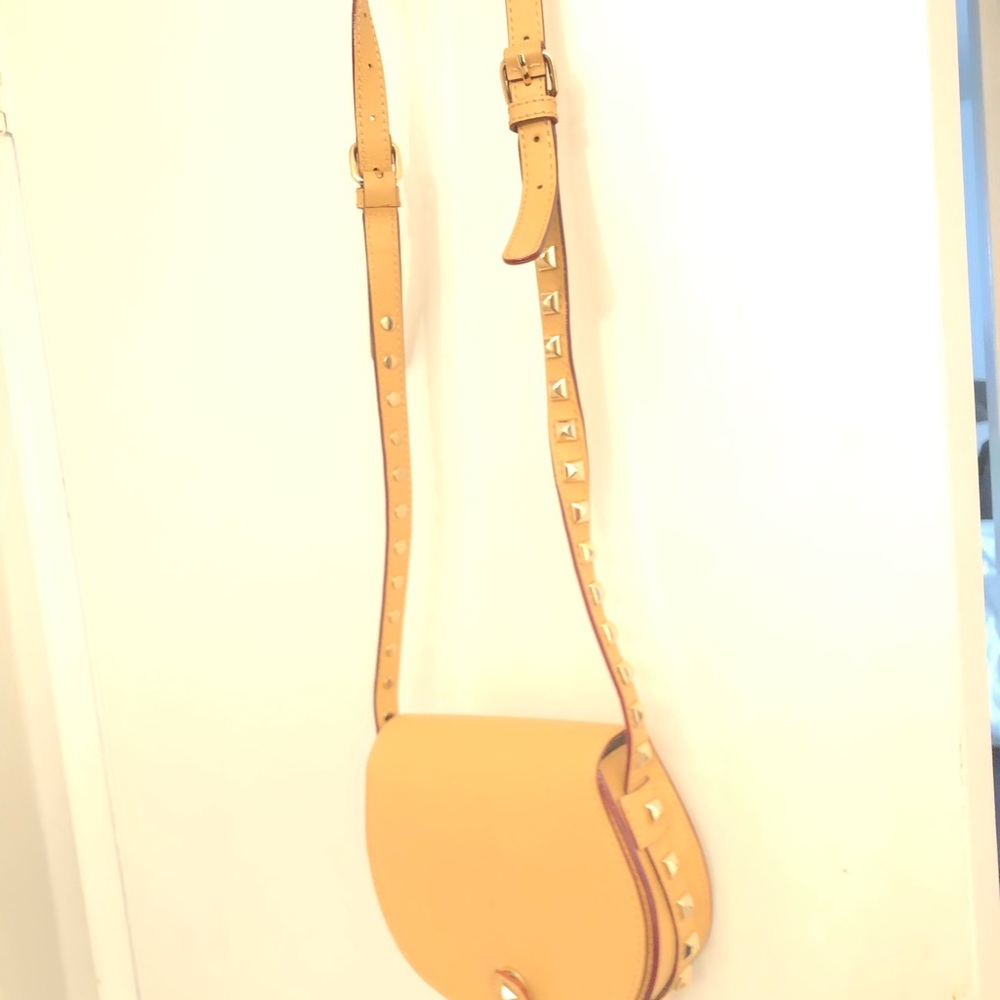 Rebekah Minkoff Tan Satchel Bag with Studs